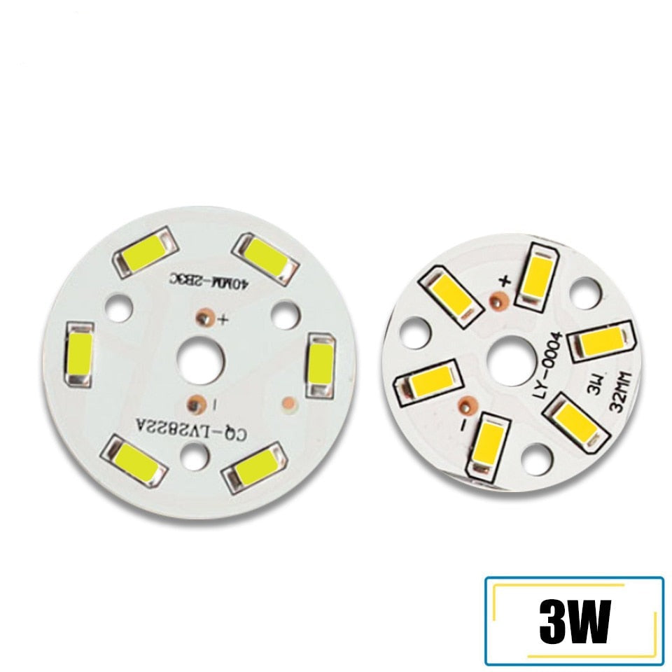 10pcs/lot LED SMD Chip 3W 23mm 32mm 40mm 44mm SMD5730 Brightness Light Board For LED Bulb LED Downlight