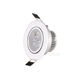 Dimmable LED Recessed 3W 5W Ceiling Down Light Panel Lamp Cool Warm White AC 220V 110V Downlight Spotlight for Home Office Hotel