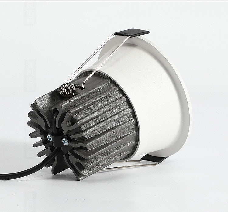 ACETIDE LED Dimmable Cob Spotlight Ceiling Light AC85-265V 7W 10W 12W 15W Aluminum Round Recessed Downlight