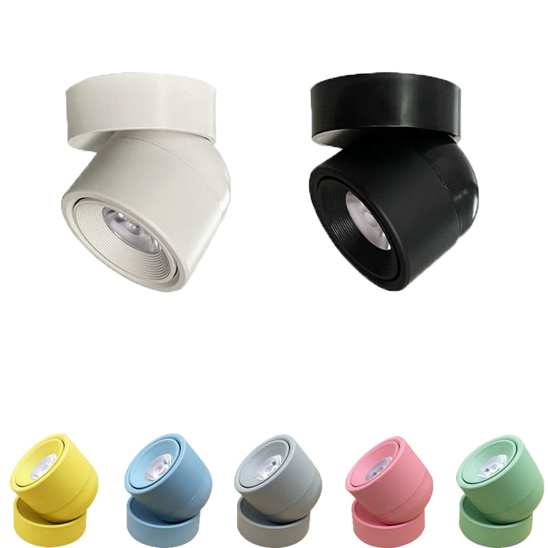 LED Downlight dimmable 10W modern Led surface mounted ceiling light spotlight interior Marca dragon Adjustable Angle