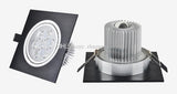 Bombillas Embedded Square LED Downlights Dimmable 110V 220V lamp 9W 15W 21W 27W 36W 3W High Power chip LED Ceiling Spot Light