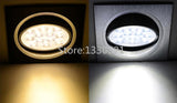 Bombillas Embedded Square LED Downlights Dimmable 110V 220V lamp 9W 15W 21W 27W 36W 3W High Power chip LED Ceiling Spot Light
