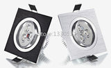 Bombillas Embedded Square LED Downlights Dimmable 110V 220V lamp 9W 15W 21W 27W 36W 3W High Power chip LED Ceiling Spot Light
