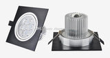 Bombillas Embedded Square LED Downlights Dimmable 110V 220V lamp 9W 15W 21W 27W 36W 3W High Power chip LED Ceiling Spot Light