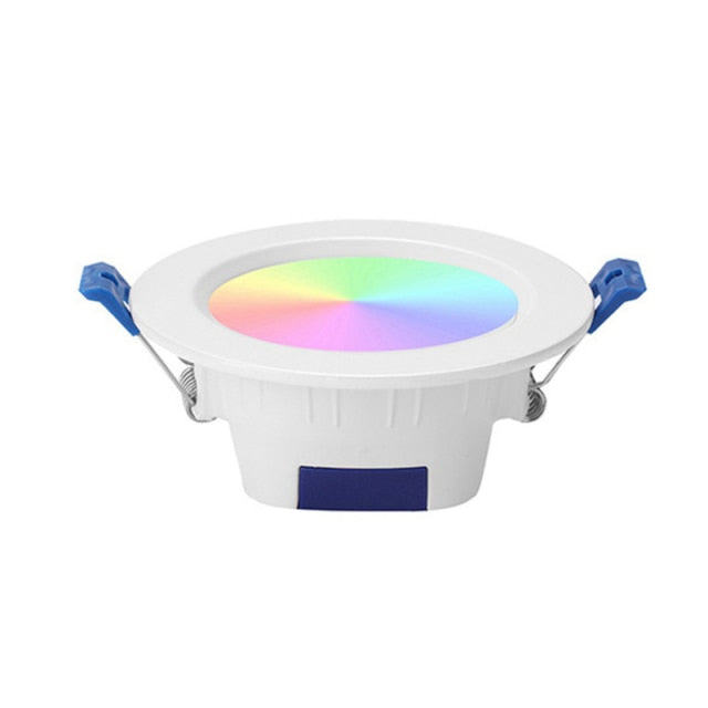 Tuya Zigbee 3.0 Smart LED Downlight App control RGBCW 3.5/4 Inch Round 10W/12W Ceiling Lamp Indoor Spotlight Alexa Smartthings
