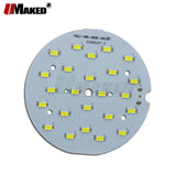 LED PCB 12W 18W 5/10Pcs LED Downlight Aluminum Plate Lighting Heatsink SMD5730 110lm/w Round Light Source For Panel Ceiling lamp