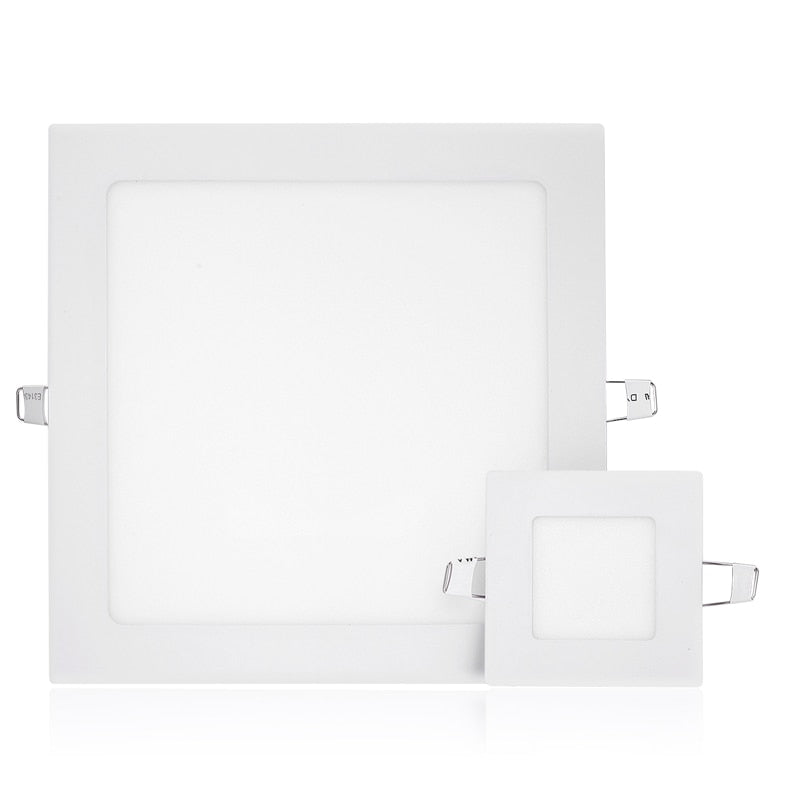 LED Panel Light 3W 4W 6W 9W 12W 15W 18W Round Square LED Spot light AC85~265V ceiling light Indoor Recessed Downlight