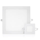 LED Panel Light 3W 4W 6W 9W 12W 15W 18W Round Square LED Spot light AC85~265V ceiling light Indoor Recessed Downlight