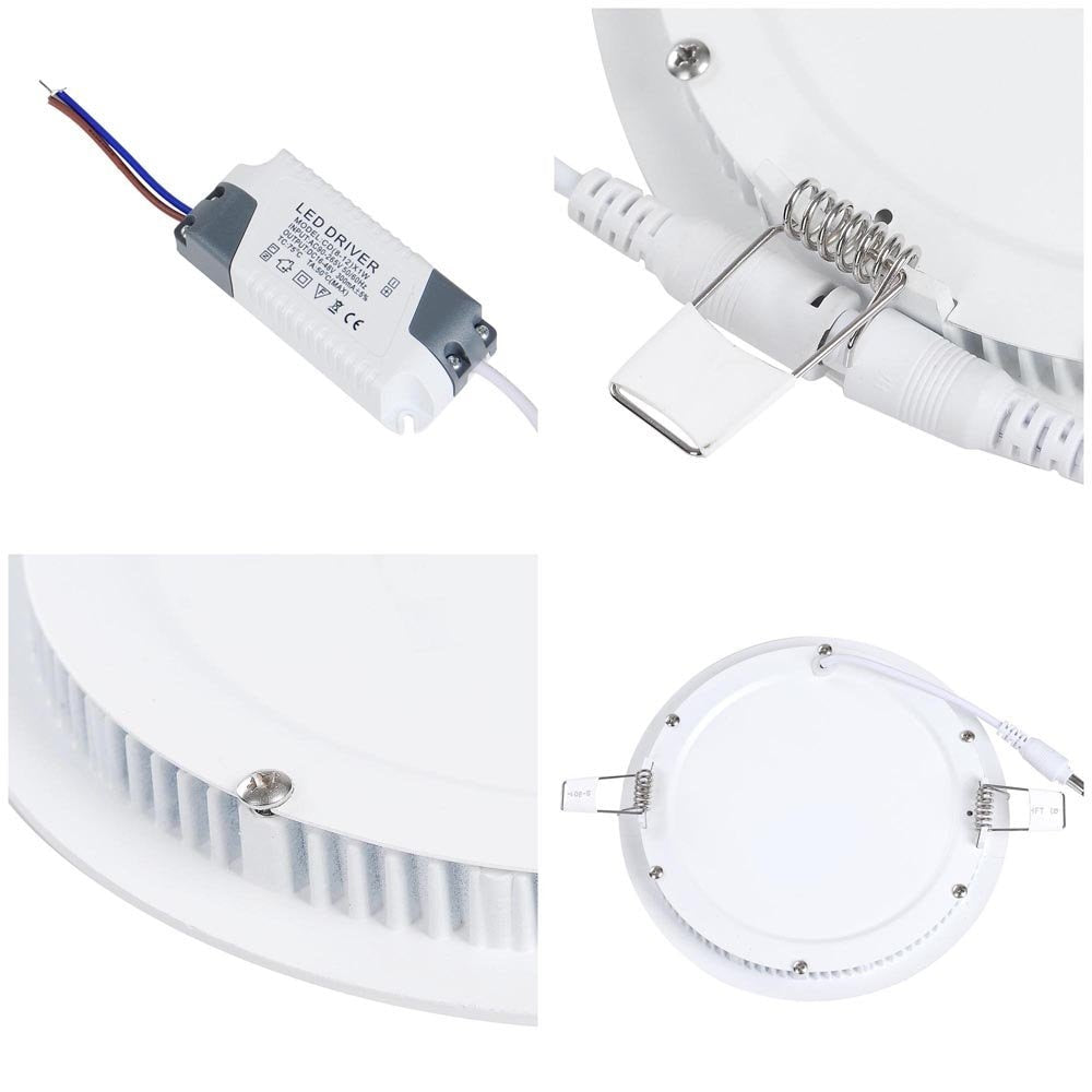 AC85-265V LED Panel Light Downlight 3W 6W 9W 12W 15W 18W Ultra-thin Panel LED Aluminum Surface Mounted Ceiling Down Lamp