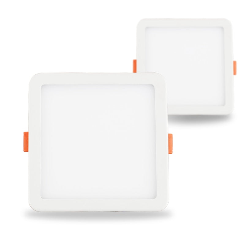 LED Panel Lights Ultra thin Recessed Downlight 6W 8W 15W 20W 110V-220V Square  Panel lamp Ceiling Lamp White