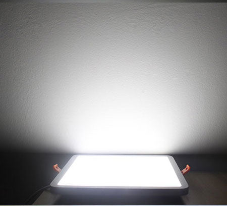 LED Panel Lights Ultra thin Recessed Downlight 6W 8W 15W 20W 110V-220V Square  Panel lamp Ceiling Lamp White