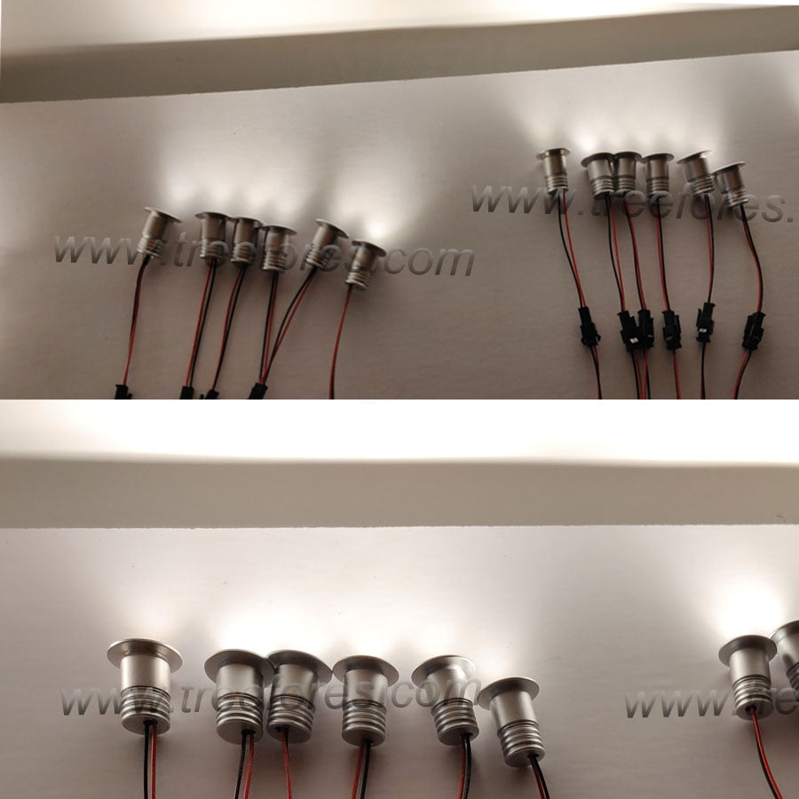 Mini Spot Light Recessed LED Ceiling Kitchen Cabinet 12V-24V 100V-240V 1W 2W 3W 4W Downlight Stair Home Bedroom Bulb Lamp