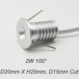 Mini Spot Light Recessed LED Ceiling Kitchen Cabinet 12V-24V 100V-240V 1W 2W 3W 4W Downlight Stair Home Bedroom Bulb Lamp