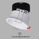 Dimmable LED Recessed Downlight 7W 12W 20W 24W Round COB Spot light AC85-265V Color 3000K 4000K 6000K For Indoor Ceiling Lamp