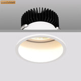 Dimmable LED Recessed Downlight 7W 12W 20W 24W Round COB Spot light AC85-265V Color 3000K 4000K 6000K For Indoor Ceiling Lamp