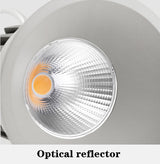 Super Bright Anti Glare Recessed Dimmable COB LED Downlights 7W 9W 12W LED Ceiling Spot Lights AC85~265V Background Lighting