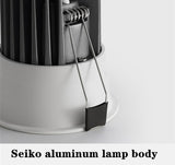 Super Bright Anti Glare Recessed Dimmable COB LED Downlights 7W 9W 12W LED Ceiling Spot Lights AC85~265V Background Lighting