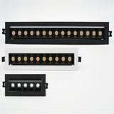 Adjust Recessed Strip Dimmable LED Ceiling Lights 10W 20W 30W COB LED Downlights Strip lamp Indoor Lighting