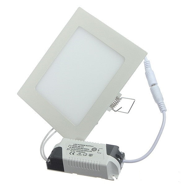 Dimmable LED Downlight 3W - 25W Square Ultra thin SMD 2835 Power Driver Ceiling Panel Lights Cool/Natural/Warm White