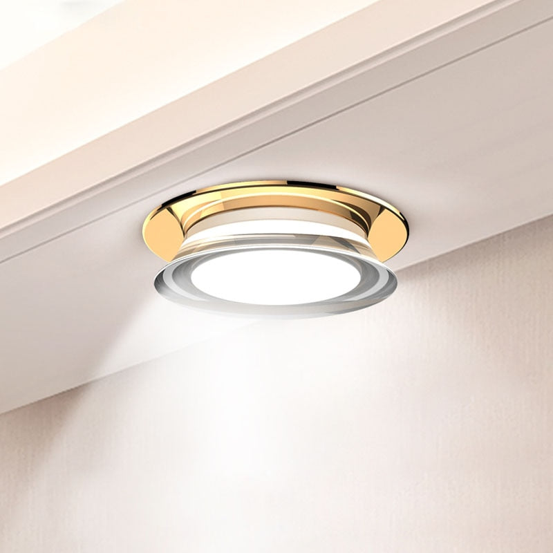 Luxury Style Crystal Led downlight 5W 7W 9W 12W spot light AC220V 110V led lamps ceiling lamp For Indoor recessed lighting