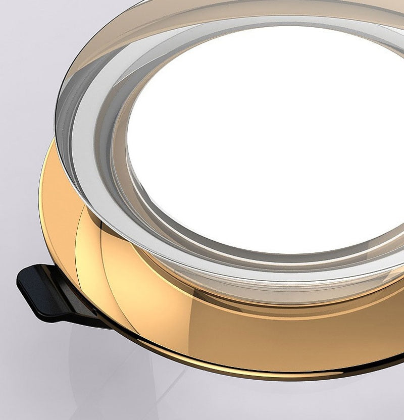 Luxury Style Crystal Led downlight 5W 7W 9W 12W spot light AC220V 110V led lamps ceiling lamp For Indoor recessed lighting