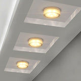 DVOLADOR Round 15W 10W 5W 1W LED Crystal Downlight LED Ceiling Spot Light Warm White/White LED Recessed Lamp for Home Decoration