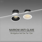 Led downlight light COB Ceiling Spot Light 5W 7W 9W 12W 85-265V ceiling recessed Lights Indoor Lighting