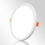 Ultra thin 6W 8W 15W 20W LED Ceiling Recessed Grid Downlight / Slim Round Panel Light With Free Opening Hole