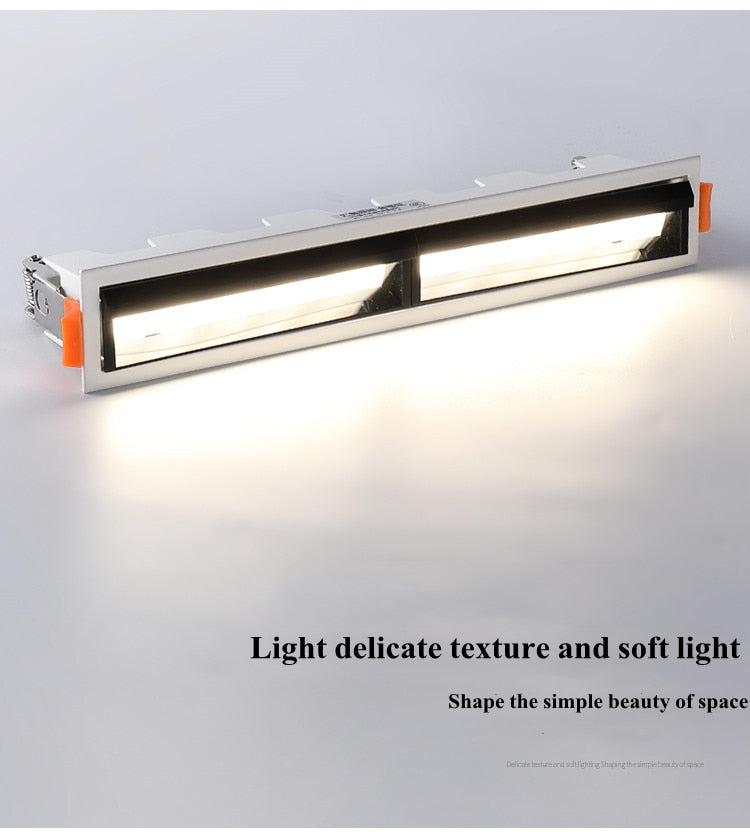 Recessed Square COB Dimmable LED Downlights 10W 20W 30W 40W LED Ceiling Spot Lights AC85V~265V LED Strip Lights Indoor Lighting