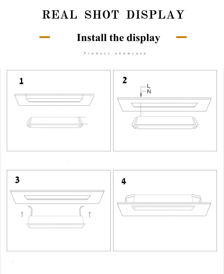 Recessed Square COB Dimmable LED Downlights 10W 20W 30W 40W LED Ceiling Spot Lights AC85V~265V LED Strip Lights Indoor Lighting