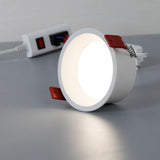 QIUBOSS Anti-glare LED Recessed Downlights 220V Dimmable Led Ceiling Light 7W 15W COB Lighting Lamp for Kitchen Bedroom Corridor