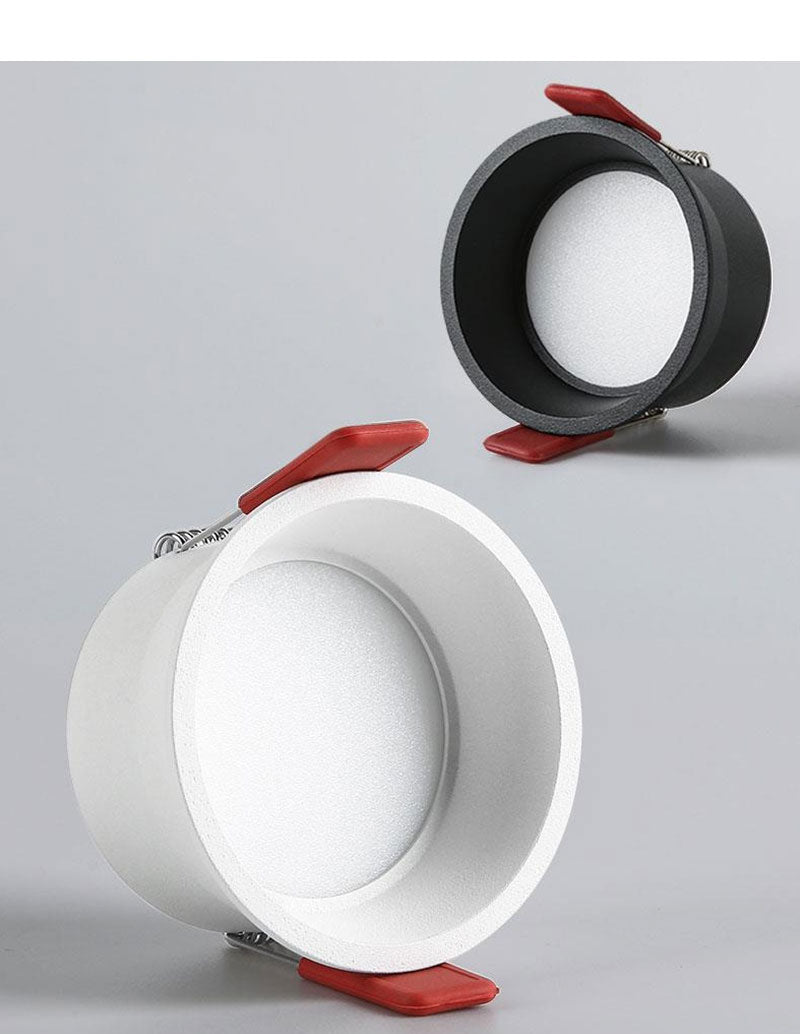 QIUBOSS Anti-glare LED Recessed Downlights 220V Dimmable Led Ceiling Light 7W 15W COB Lighting Lamp for Kitchen Bedroom Corridor