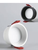 QIUBOSS Anti-glare LED Recessed Downlights 220V Dimmable Led Ceiling Light 7W 15W COB Lighting Lamp for Kitchen Bedroom Corridor