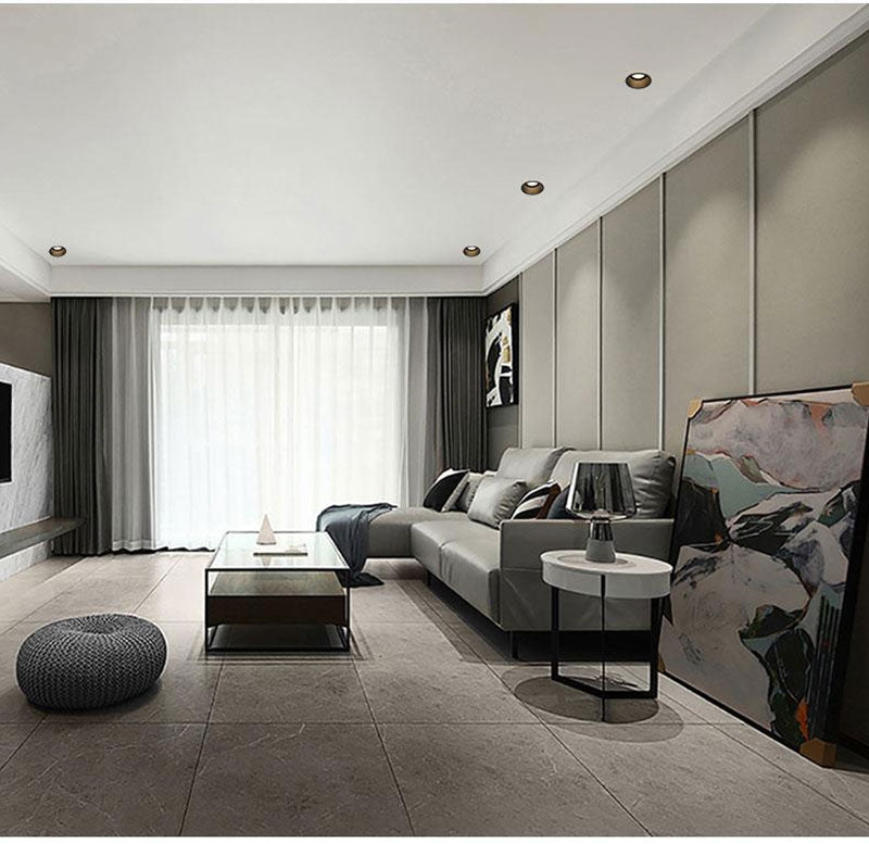 QIUBOSS Anti-glare LED Recessed Downlights 220V Dimmable Led Ceiling Light 7W 15W COB Lighting Lamp for Kitchen Bedroom Corridor