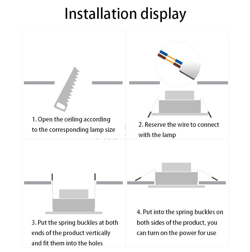 QIUBOSS Anti-glare LED Recessed Downlights 220V Dimmable Led Ceiling Light 7W 15W COB Lighting Lamp for Kitchen Bedroom Corridor