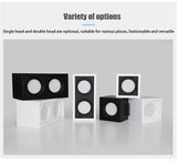 QIUBOSS Dimmable LED Surface Mounted Downlights 220V Led Ceiling Lights 10W 20W Spotlights COB Square Lighting Lamps for Bedroom