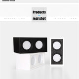 QIUBOSS Dimmable LED Surface Mounted Downlights 220V Led Ceiling Lights 10W 20W Spotlights COB Square Lighting Lamps for Bedroom