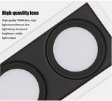 QIUBOSS Dimmable LED Surface Mounted Downlights 220V Led Ceiling Lights 10W 20W Spotlights COB Square Lighting Lamps for Bedroom