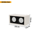 QIUBOSS Dimmable LED Surface Mounted Downlights 220V Led Ceiling Lights 10W 20W Spotlights COB Square Lighting Lamps for Bedroom