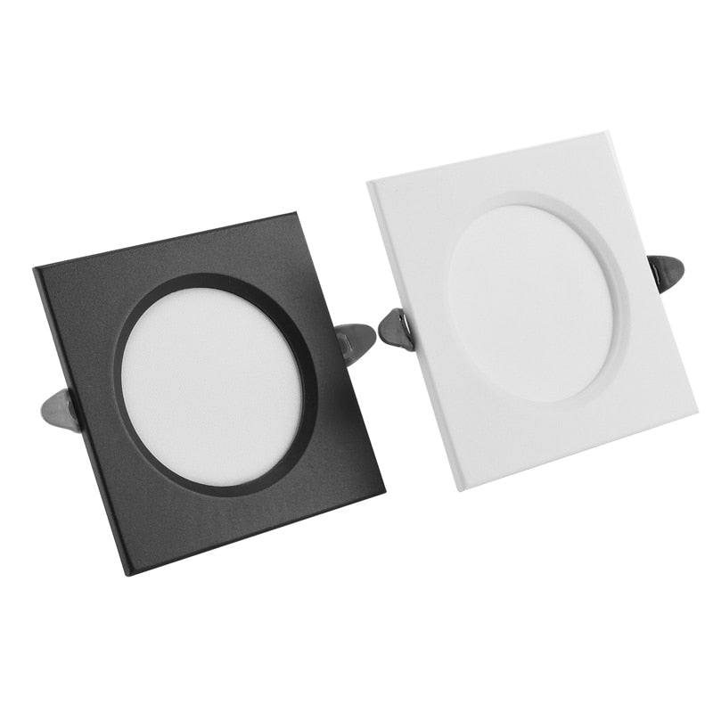 Square LED downlight 9W 12W 15W LED ceiling lamp Recessed iron Spot light AC220V~240V for home lighting