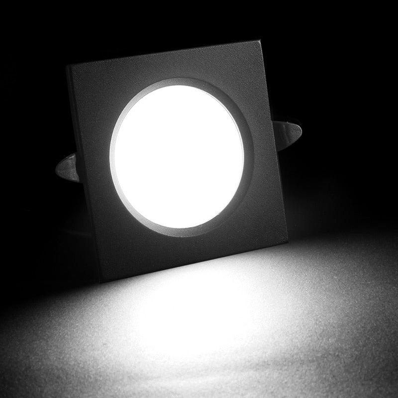Square LED downlight 9W 12W 15W LED ceiling lamp Recessed iron Spot light AC220V~240V for home lighting