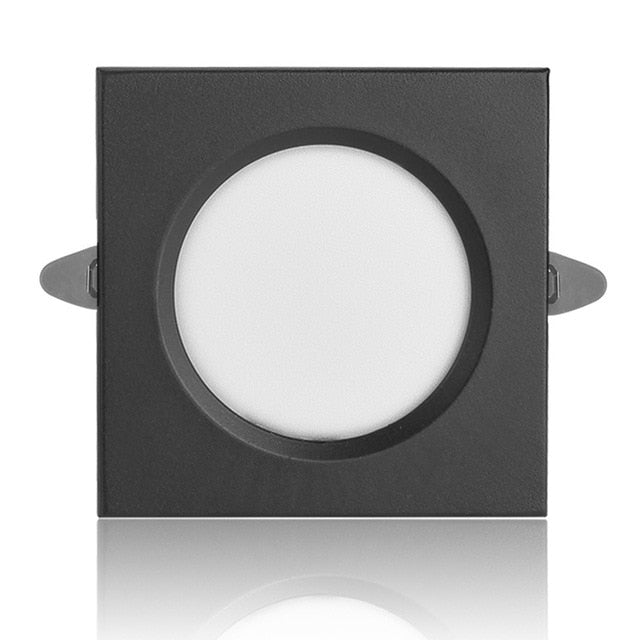 Square LED downlight 9W 12W 15W LED ceiling lamp Recessed iron Spot light AC220V~240V for home lighting