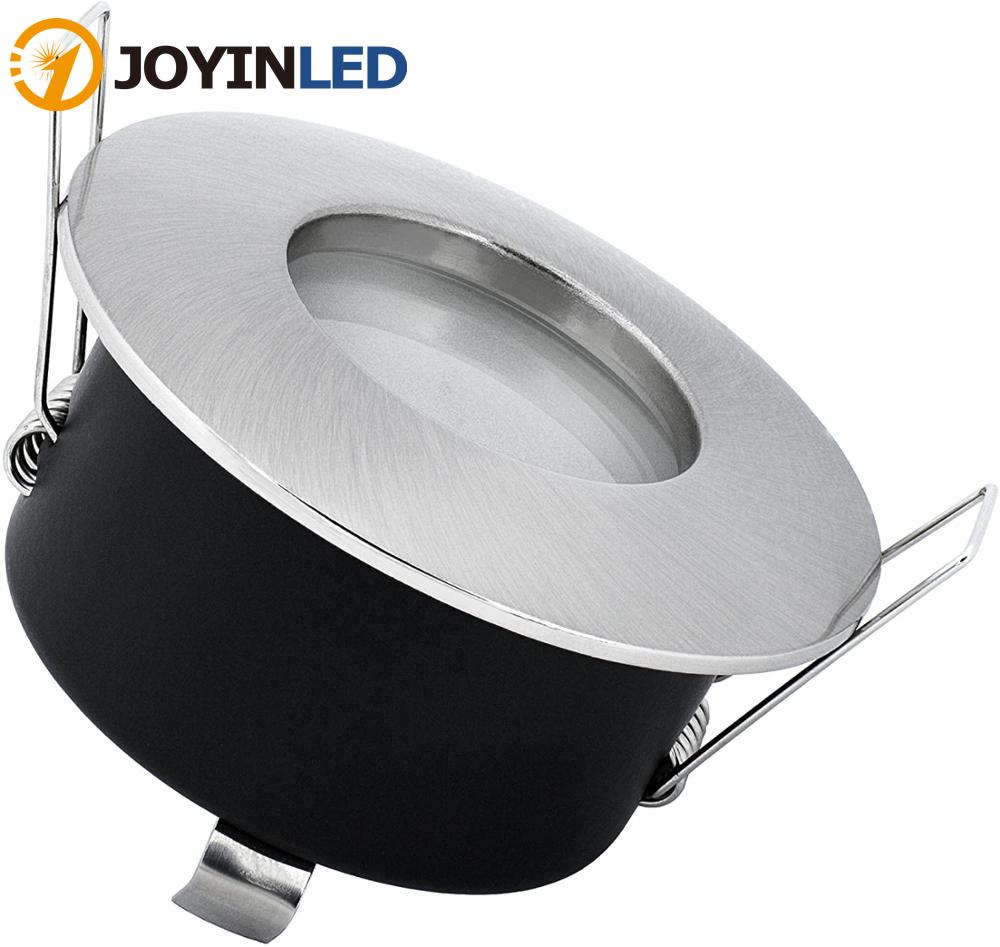 New Design IP65 Waterproof Recessed GU10/MR16 Led Spot Light Fixtures Downlight Frame Round Square GU10 Spotlight Bulb Housing