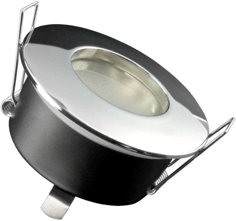 New Design IP65 Waterproof Recessed GU10/MR16 Led Spot Light Fixtures Downlight Frame Round Square GU10 Spotlight Bulb Housing