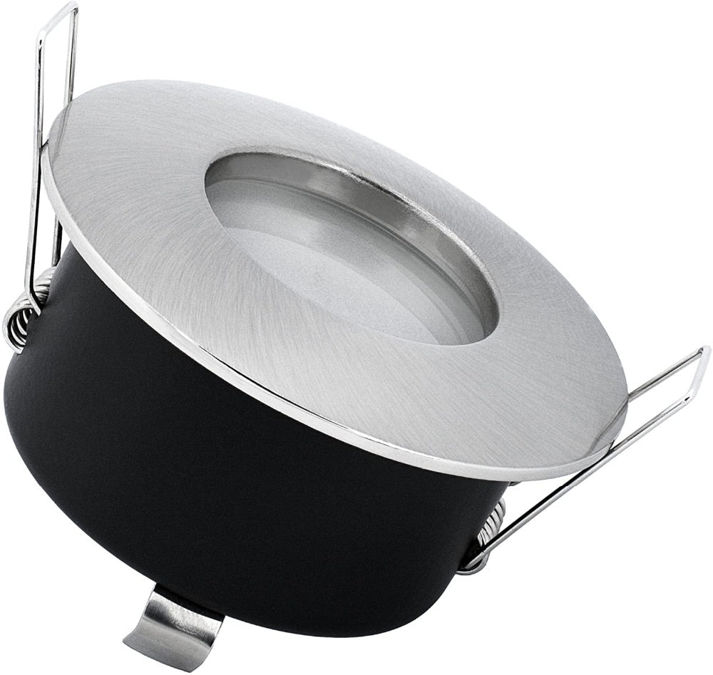 New Design IP65 Waterproof Recessed GU10/MR16 Led Spot Light Fixtures Downlight Frame Round Square GU10 Spotlight Bulb Housing