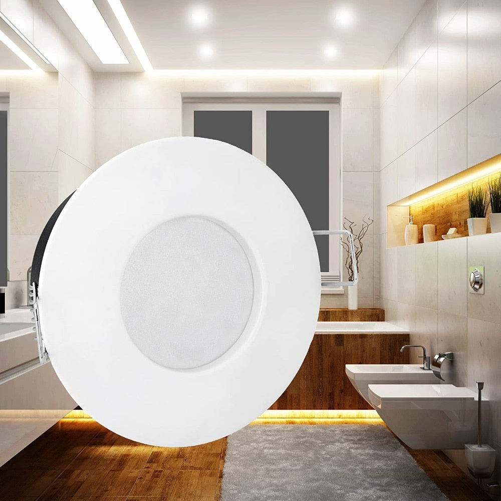 New Design IP65 Waterproof Recessed GU10/MR16 Led Spot Light Fixtures Downlight Frame Round Square GU10 Spotlight Bulb Housing