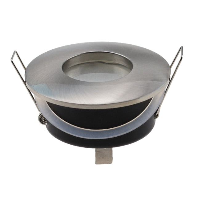 New Design IP65 Waterproof Recessed GU10/MR16 Led Spot Light Fixtures Downlight Frame Round Square GU10 Spotlight Bulb Housing