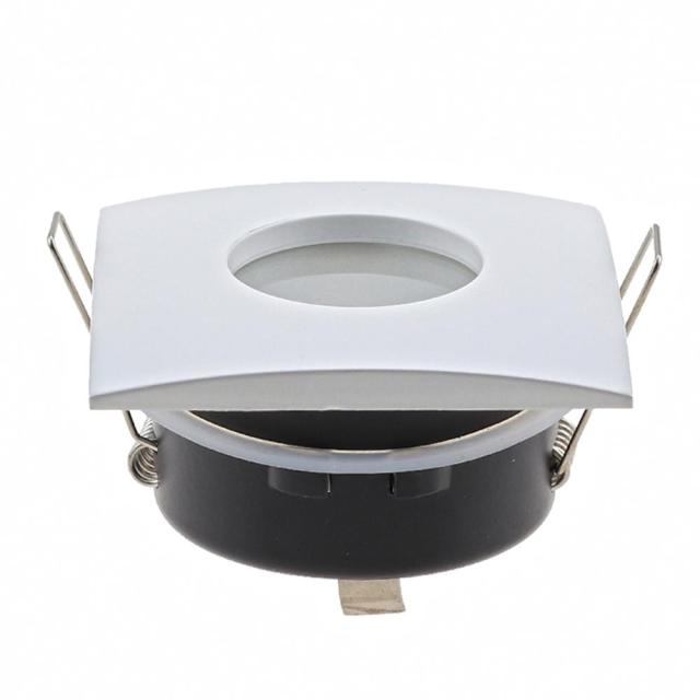 New Design IP65 Waterproof Recessed GU10/MR16 Led Spot Light Fixtures Downlight Frame Round Square GU10 Spotlight Bulb Housing