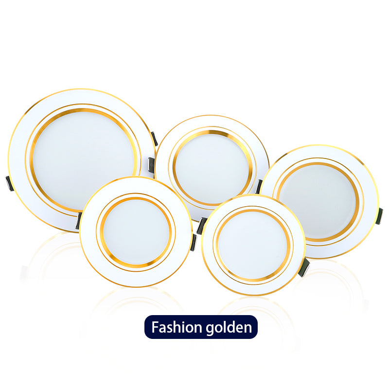 Downlight 5W 9W 6pcs/lot Led Recessed Ceiling Light 12W 15W 18W Round Led Panel Spotlight Indoor Lighting AC 220V 230V 240V
