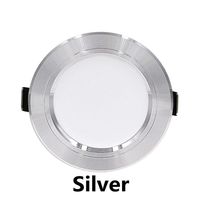 Downlight 5W 9W 6pcs/lot Led Recessed Ceiling Light 12W 15W 18W Round Led Panel Spotlight Indoor Lighting AC 220V 230V 240V